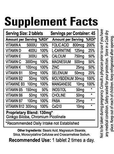 Body Shop Nutrition Ultra Woman Multivitamin - 90 Tablets - image 2