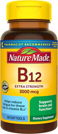 Nature Made Vitamin B-12 3000 Mcg Softgels - 180 Count