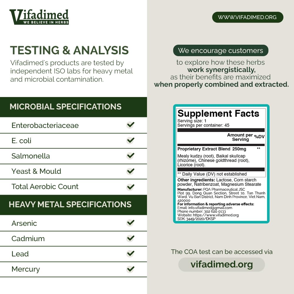 VIFADIMED Colon Digestive Support - 45 Capsules - image 7