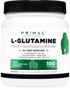 Primal L-Glutamine Powder Unflavored - 100 Servings