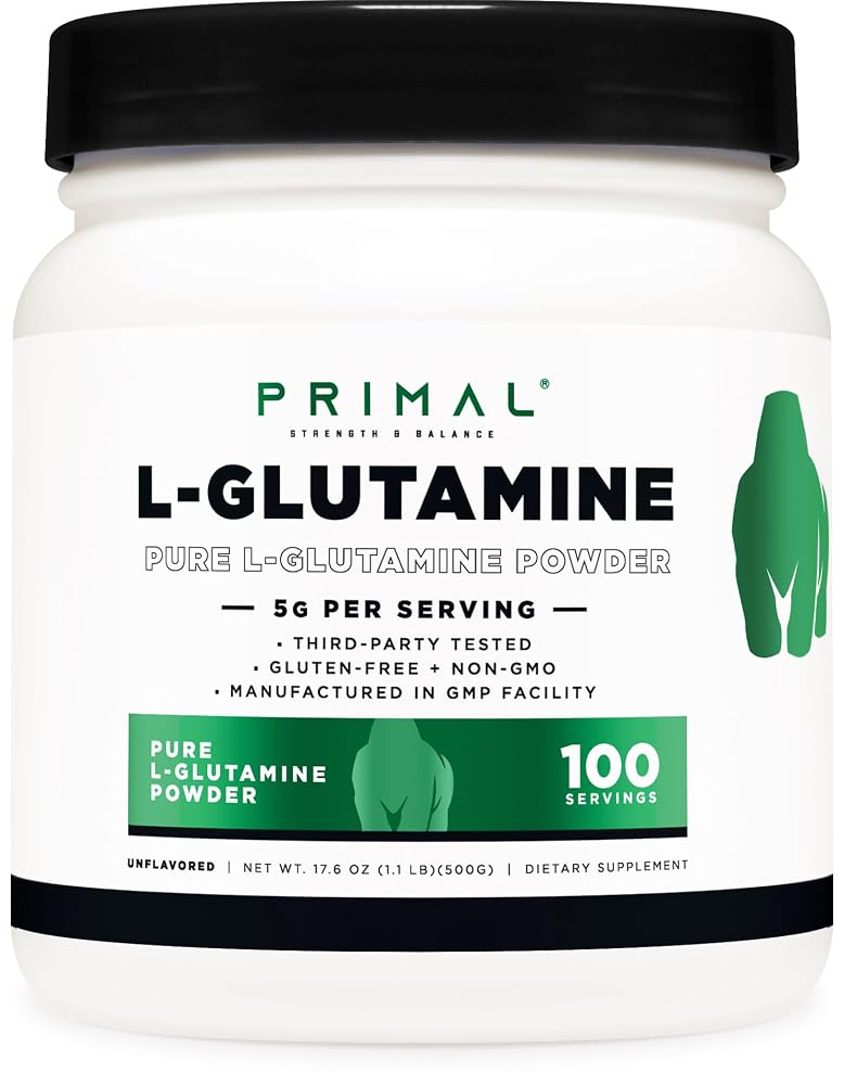 Primal L-Glutamine Powder Unflavored - 100 Servings