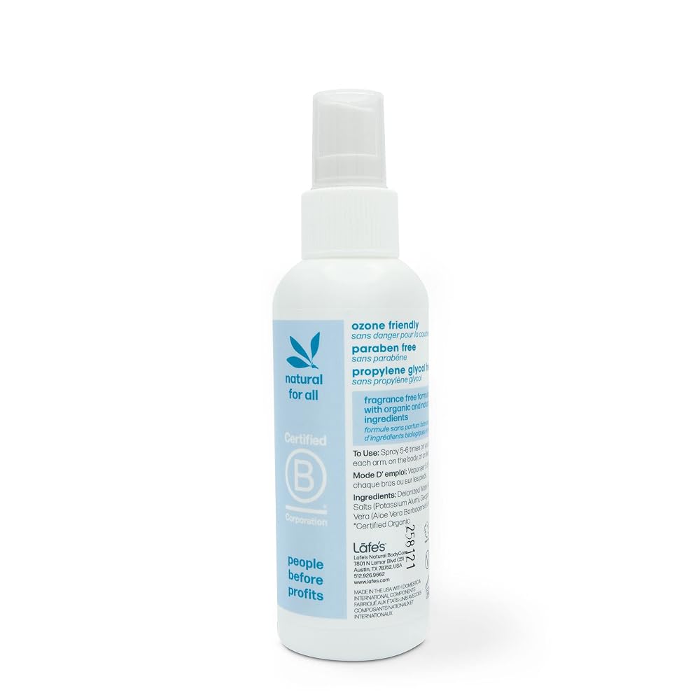Lafe's Natural Deodorant Spray Unscented - 4 Fl Oz - image 4
