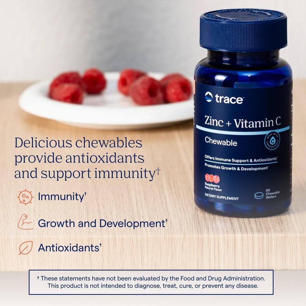 Trace Minerals Zinc + Vitamin C Chewable Gummies Immune Support - 60 Count - image 2