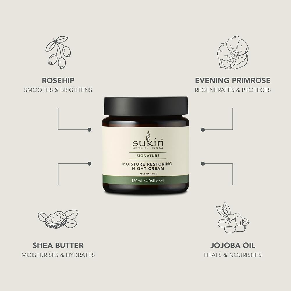 Sukin Organics Moisture Restoring Night Cream - 4.06 Fl. Oz. - image 4