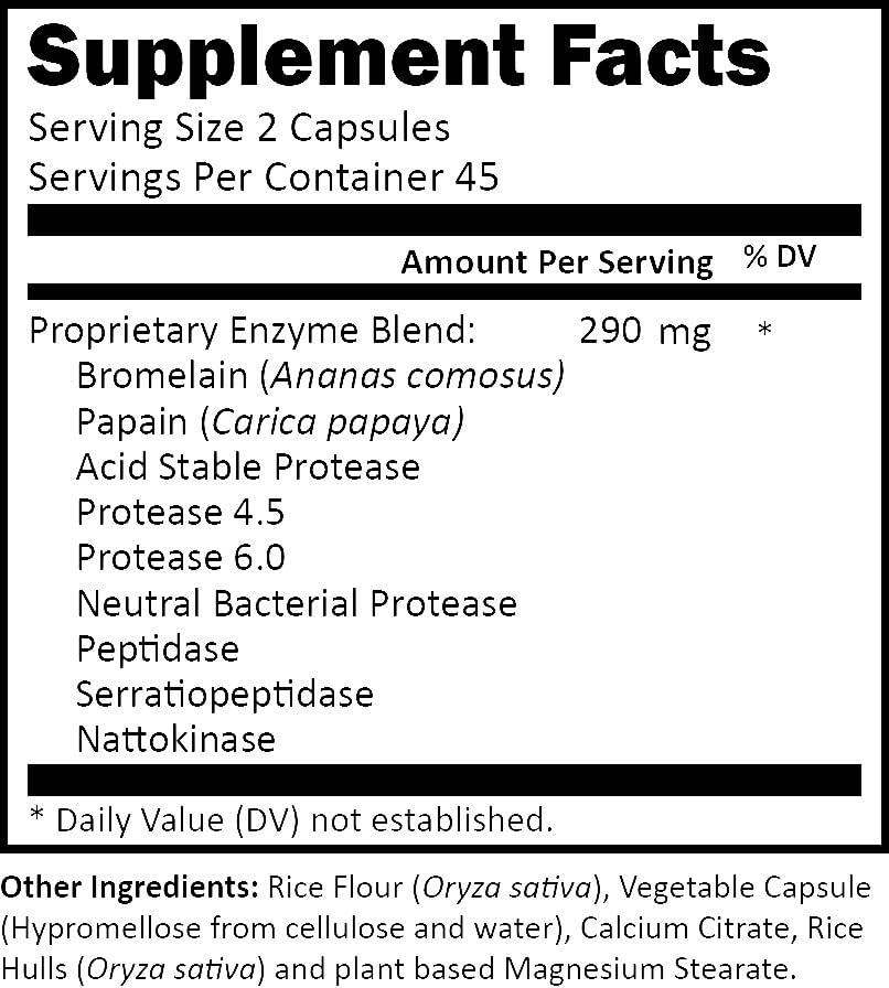 R-Garden Super Protease Enzyme Formula - 90 Capsules - image 2