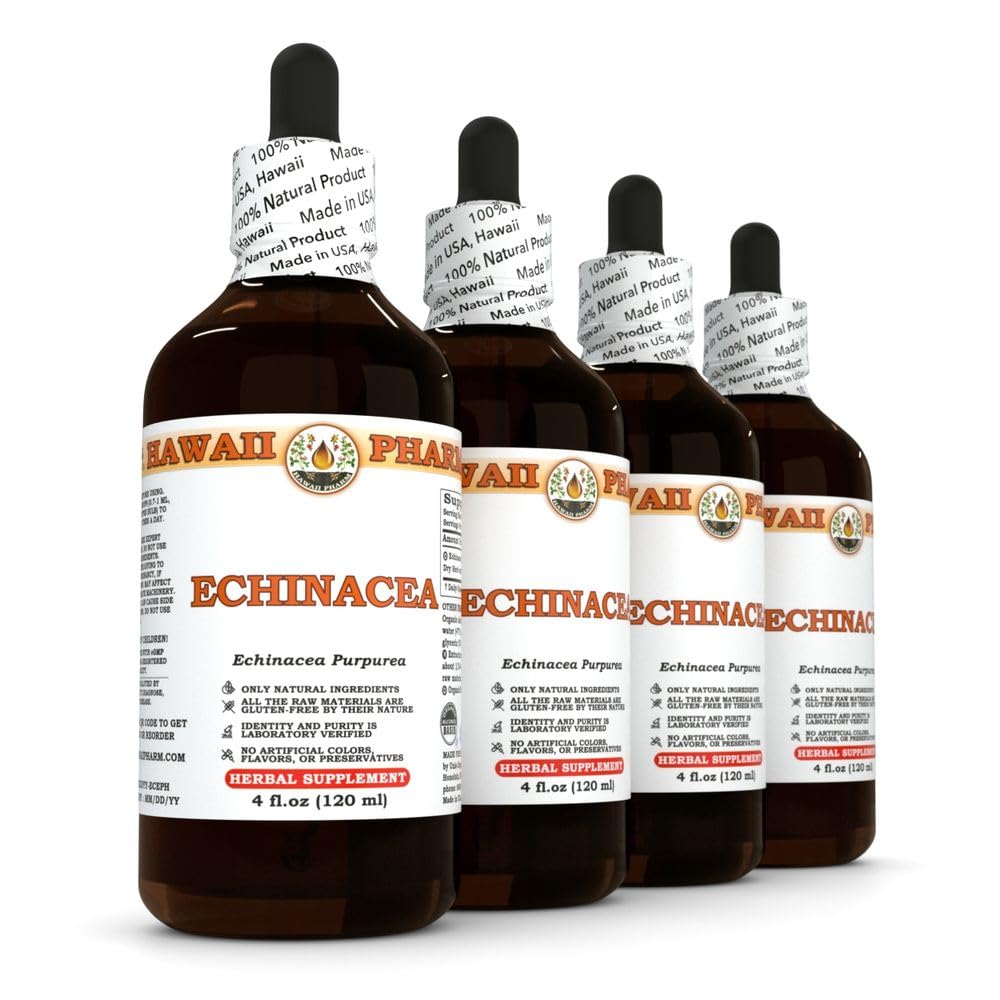 Hawaii Pharm Echinacea (Echinacea purpurea) Root Liquid Extract
