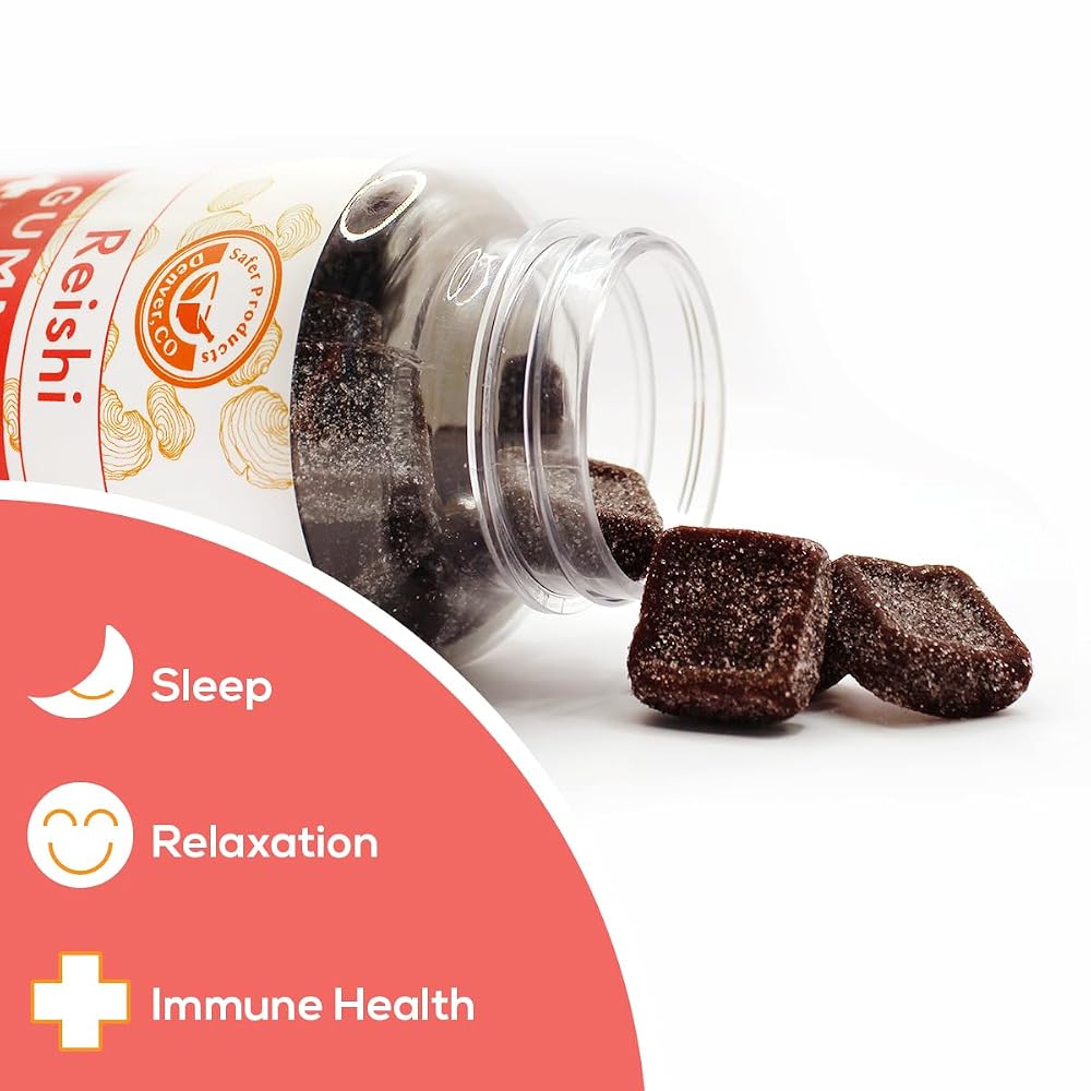 Safer Products Reishi Mushroom Gummies - May Support Immune Health