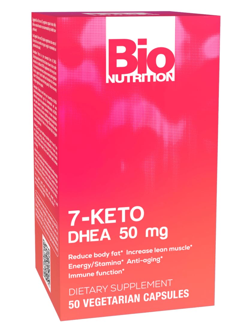 Bio Nutrition 7-Keto DHEA Vegetarian Capsules - 50 Count