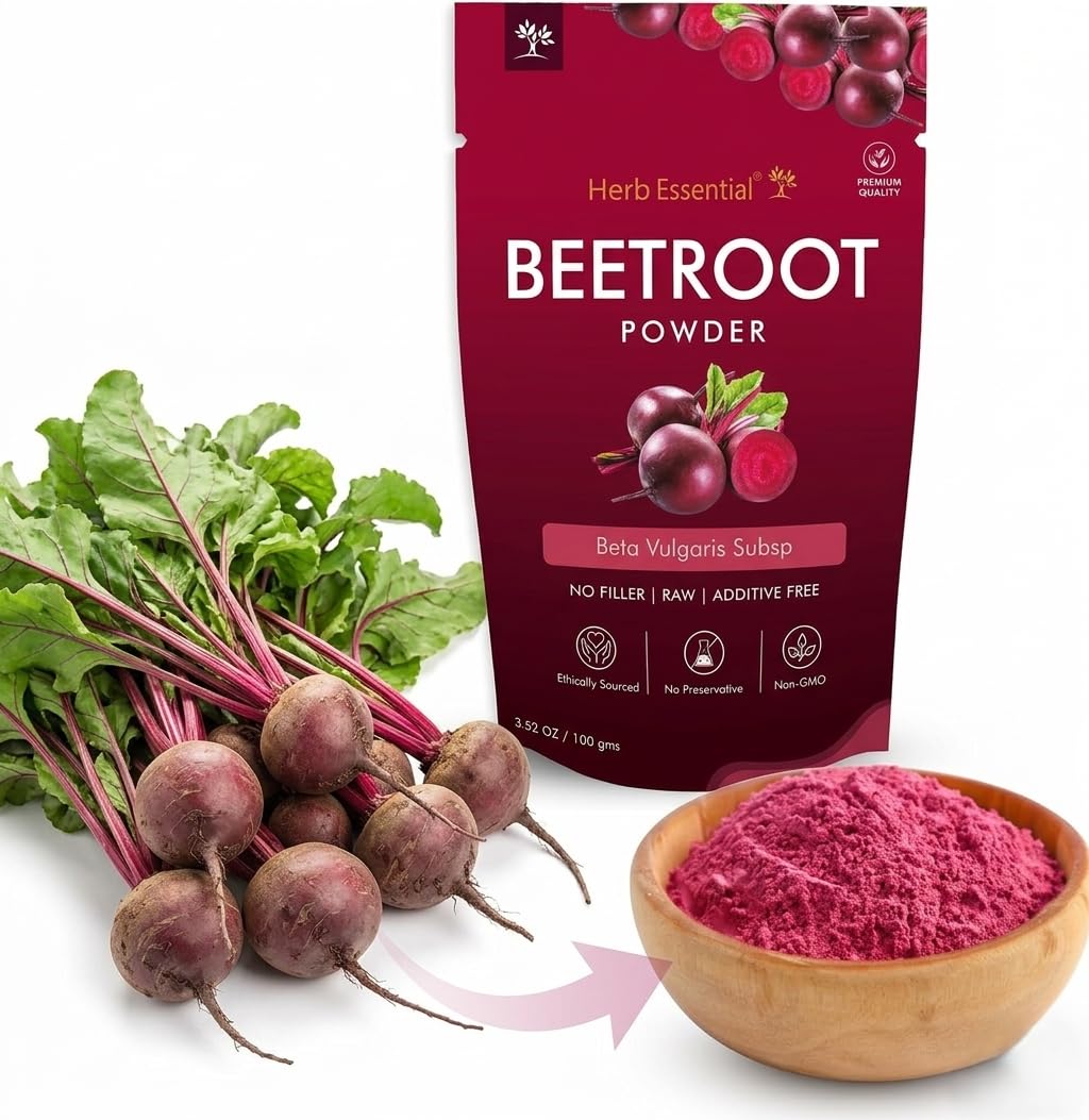 Herb Essential Organic Beet Root Powder - 3.52 Oz - image 3