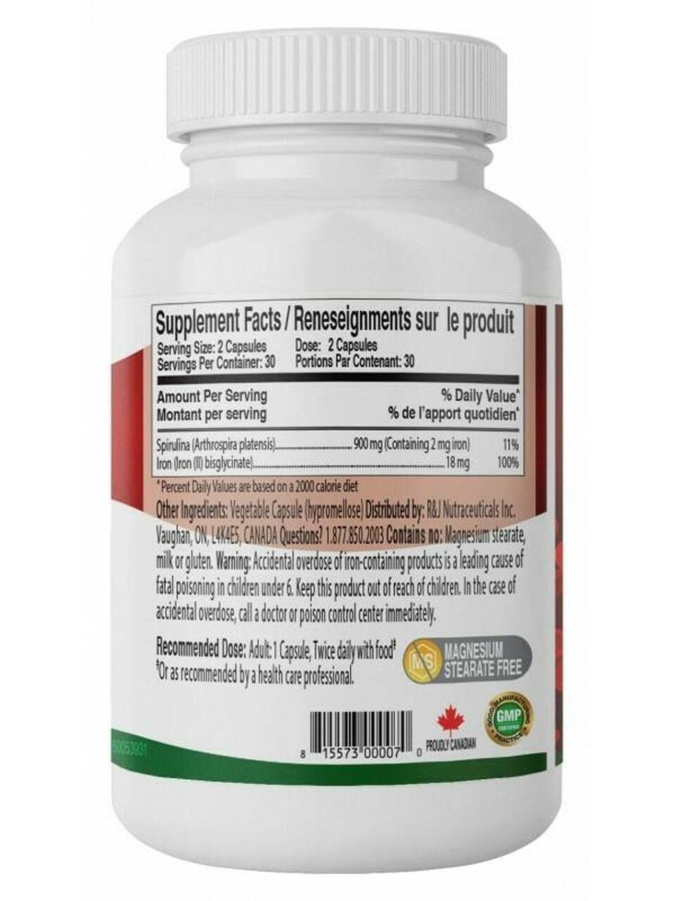 VitaTree Iron Complex Whole Food - 60 Vegetarian Capsules - image 2