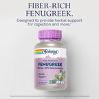SOLARAY Fenugreek Seed Extract 700 mg - 90 Vegetarian Capsules - image 3
