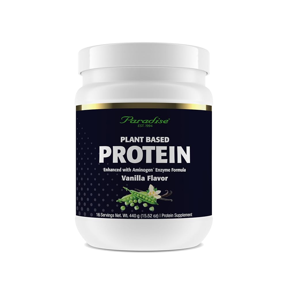 Paradise Herbs Organic Pea Protein Powder Vanilla - 15.87 oz