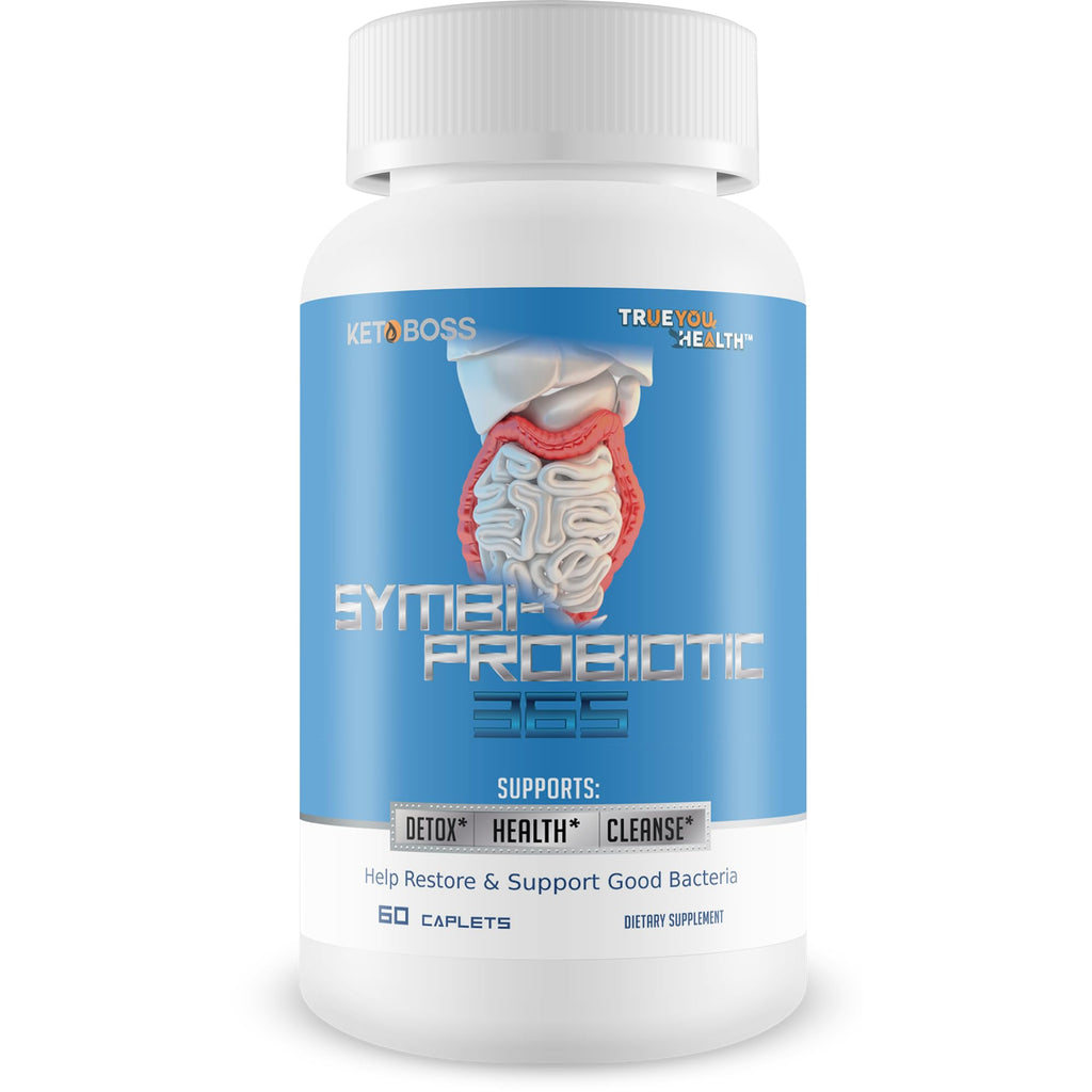 Keto Boss Symbi-Probiotic 365 Probiotic Gut Support - 60 Capsules