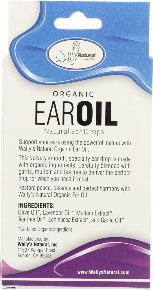 Wally's Natural Organic Ear Oil with Garlic and Mullein - 2 fl oz - image 3