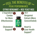 Peak Performance Citrus Bergamot + Red Yeast Rice - 60 Capsules - image 2
