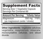 YUMMYVITE Magnesium Citrate Complex 500mg for Sleep - 60 Capsules - image 5
