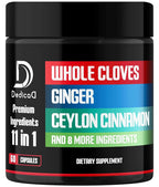 DEDICAD 11in1 Cloves Supplement with Ginger & Cinnamon - 60 Capsules