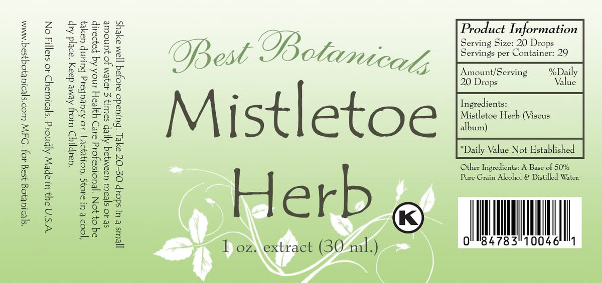 Best Botanicals Mistletoe Herb Extract - 1 Fl Oz - image 5