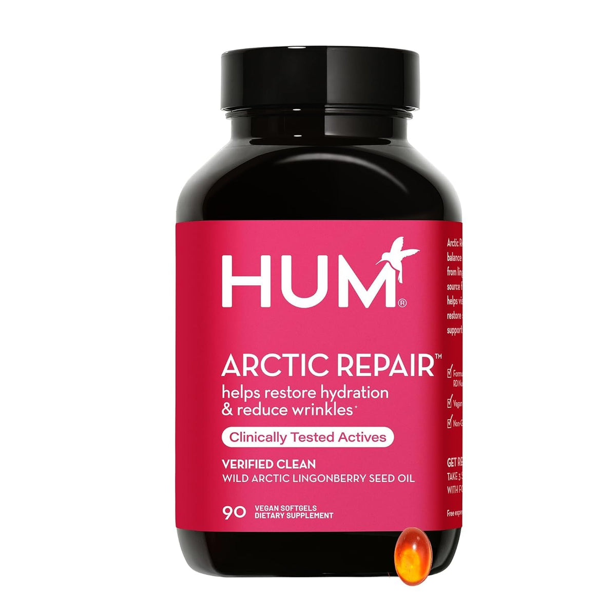 HUM Arctic Repair Skin Supplement with Omega 3-6-9 - 90 Softgels