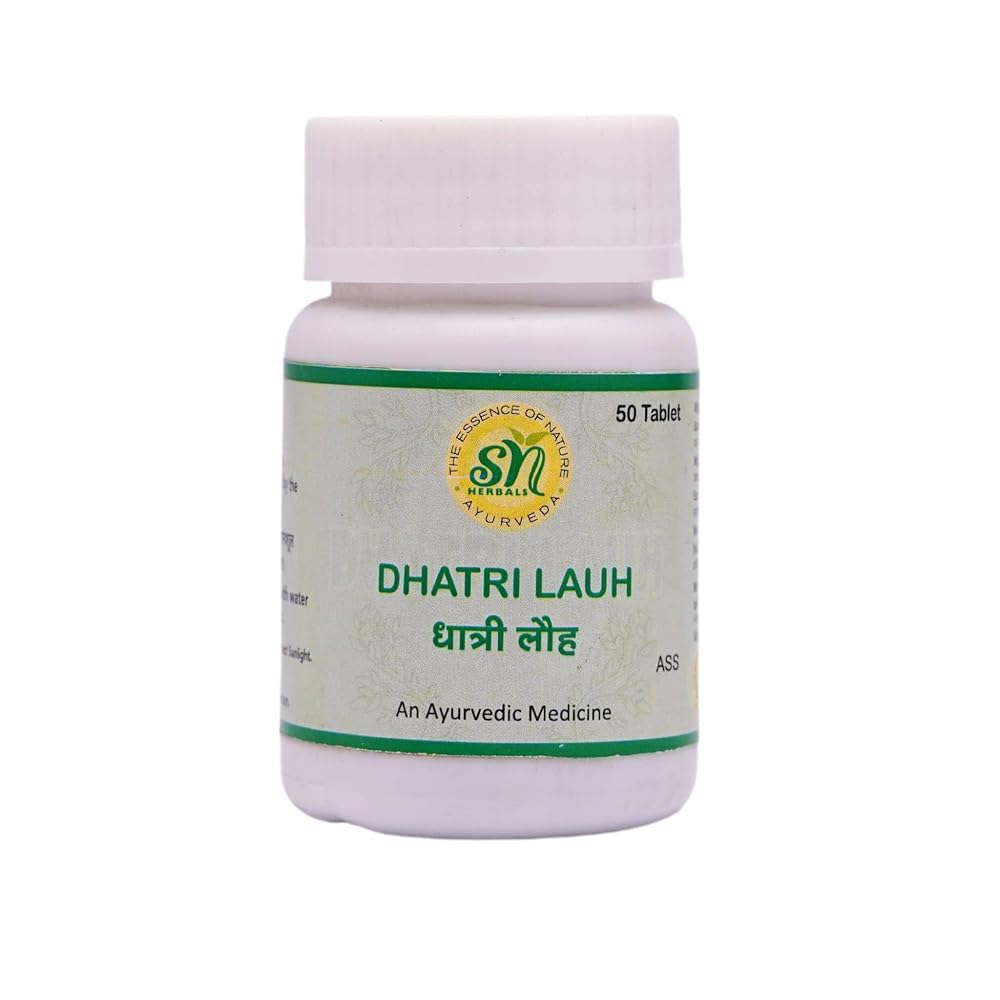 SN Herbals Dhatri Lauh Traditional Ayurvedic Herbal Tablets - 50 Tablets