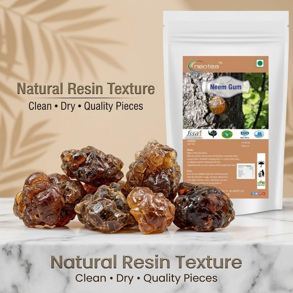Neotea Dry Neem Gum Natural Herbal Resin - 200g - image 5