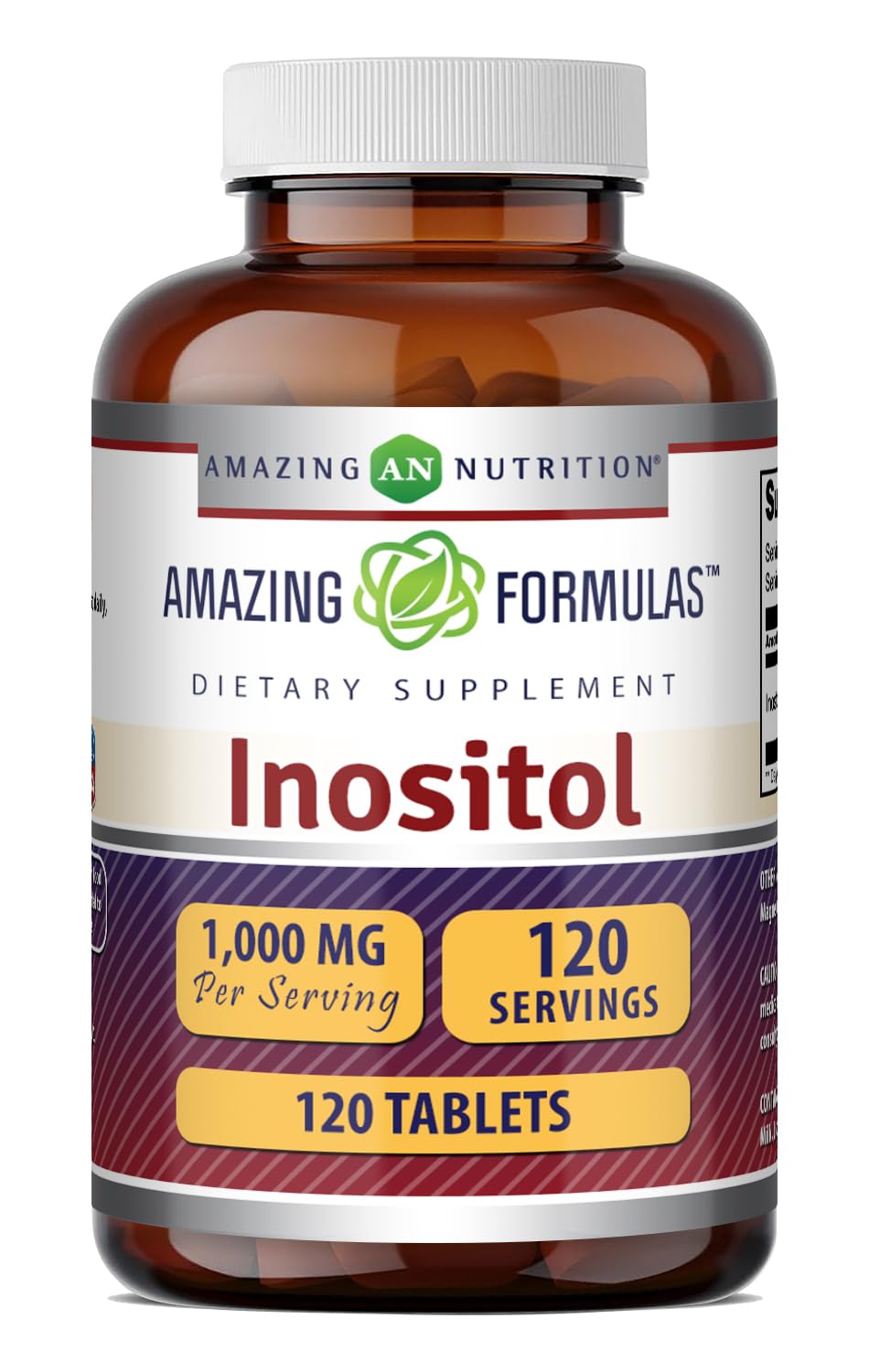 Amazing Formulas Inositol 1000mg Supplement