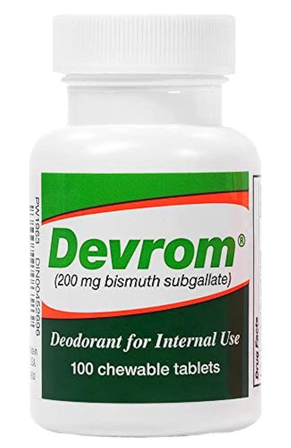 Parthenon Devrom Chewable Tablets - 200 Count (2 Packs)