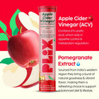 PLIX - THE PLANT FIX Apple Cider Vinegar Effervescent Tablets