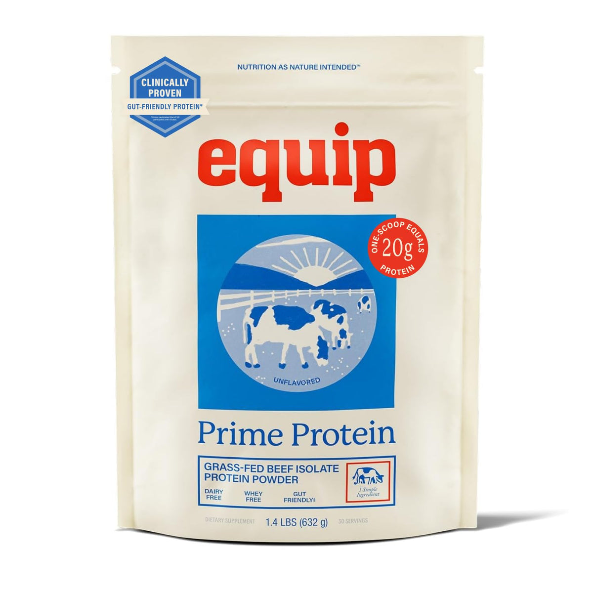 Equip Prime Protein Powder - Gut-Friendly