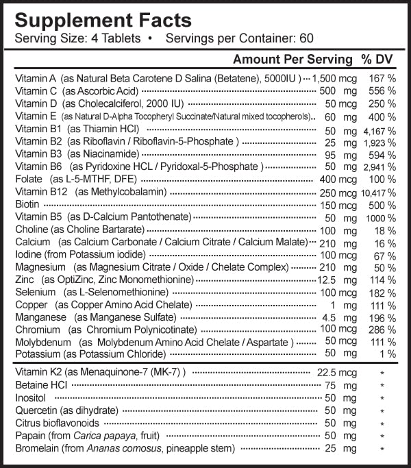 Nutripia Dr. K Multi Plus Multivitamin - 240 Tablets - image 3