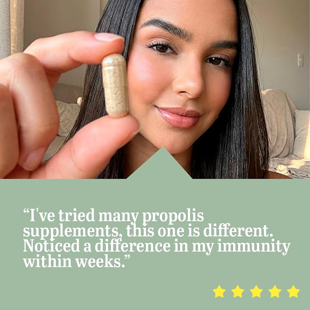Beelife Green Propolis Capsules Immune Support - 120 Capsules - image 6