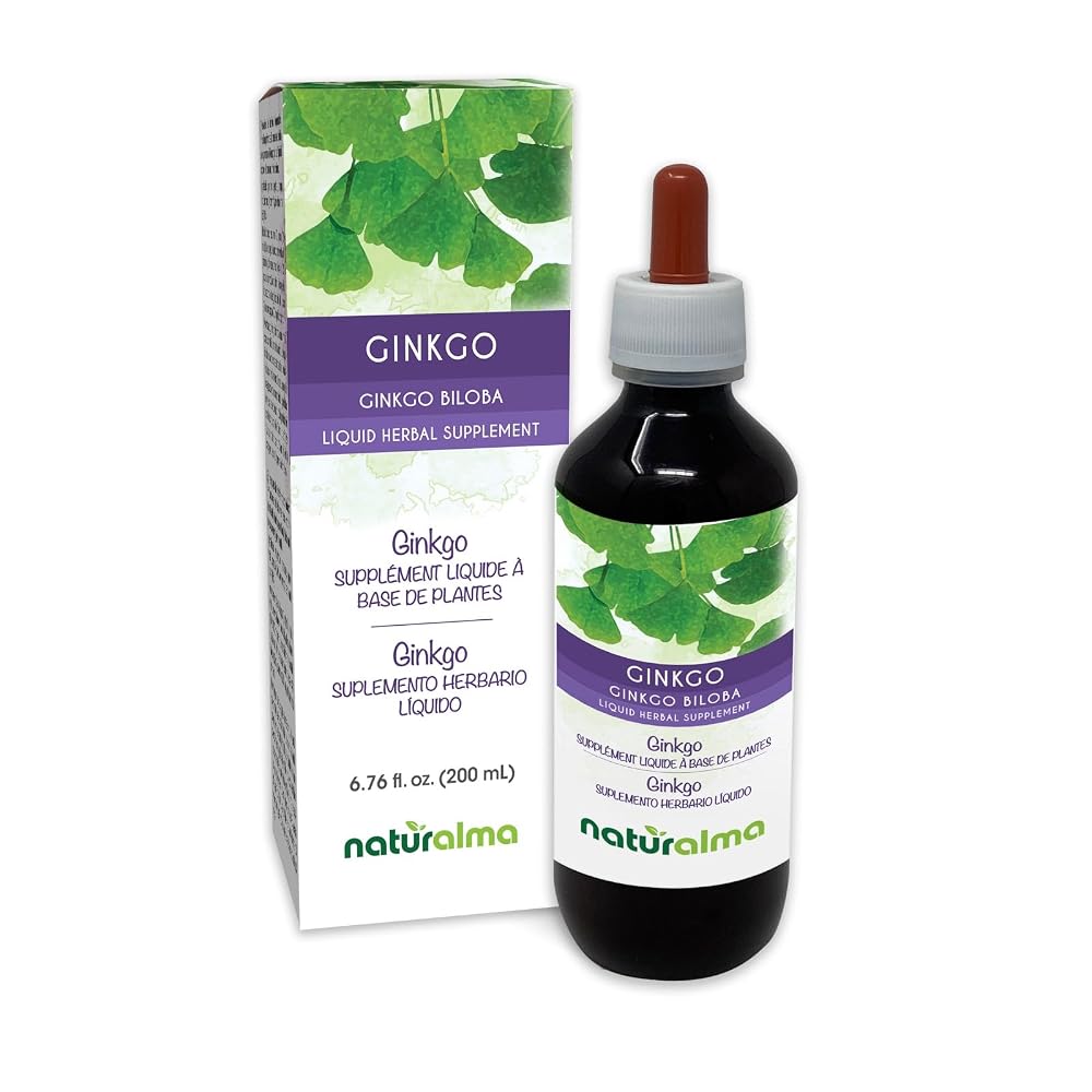 Naturalma Ginkgo (Ginkgo biloba) Leaf Tincture - Liquid Extract