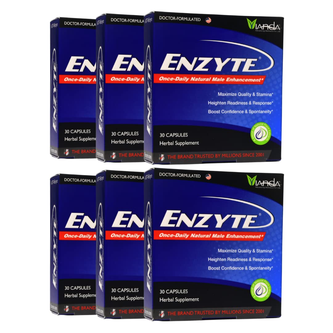 Enzyte Natural Male Vitality Support - 180 Capsules