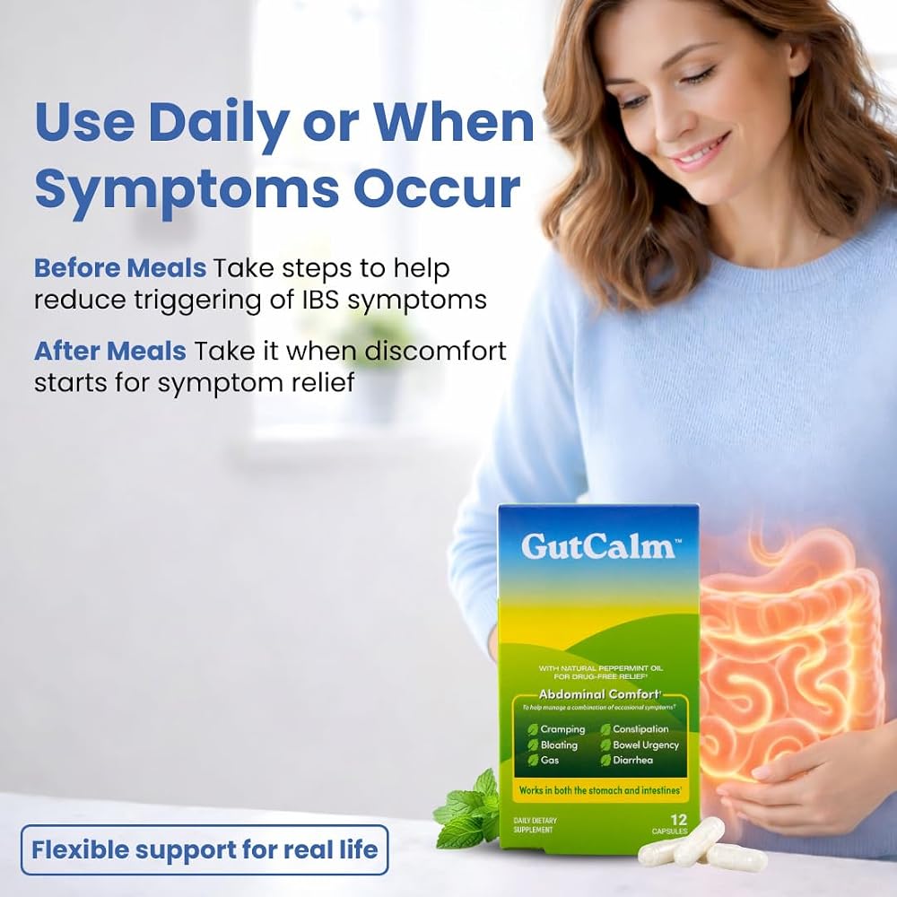 GutCalm Gut Health Supplements - Bloating