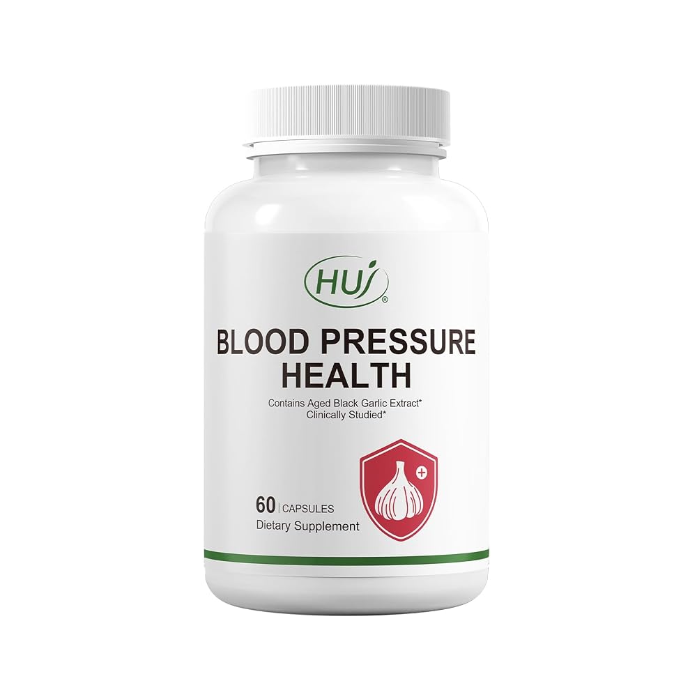 HUJ Blood Pressure Health Supplement Plant-Based - 60 Capsules