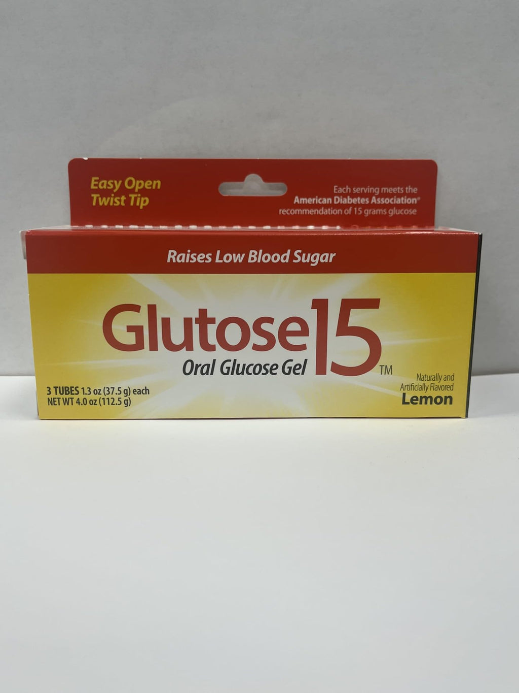 Glutose Oral Glucose Gel Lemon Flavor - 9 Tubes