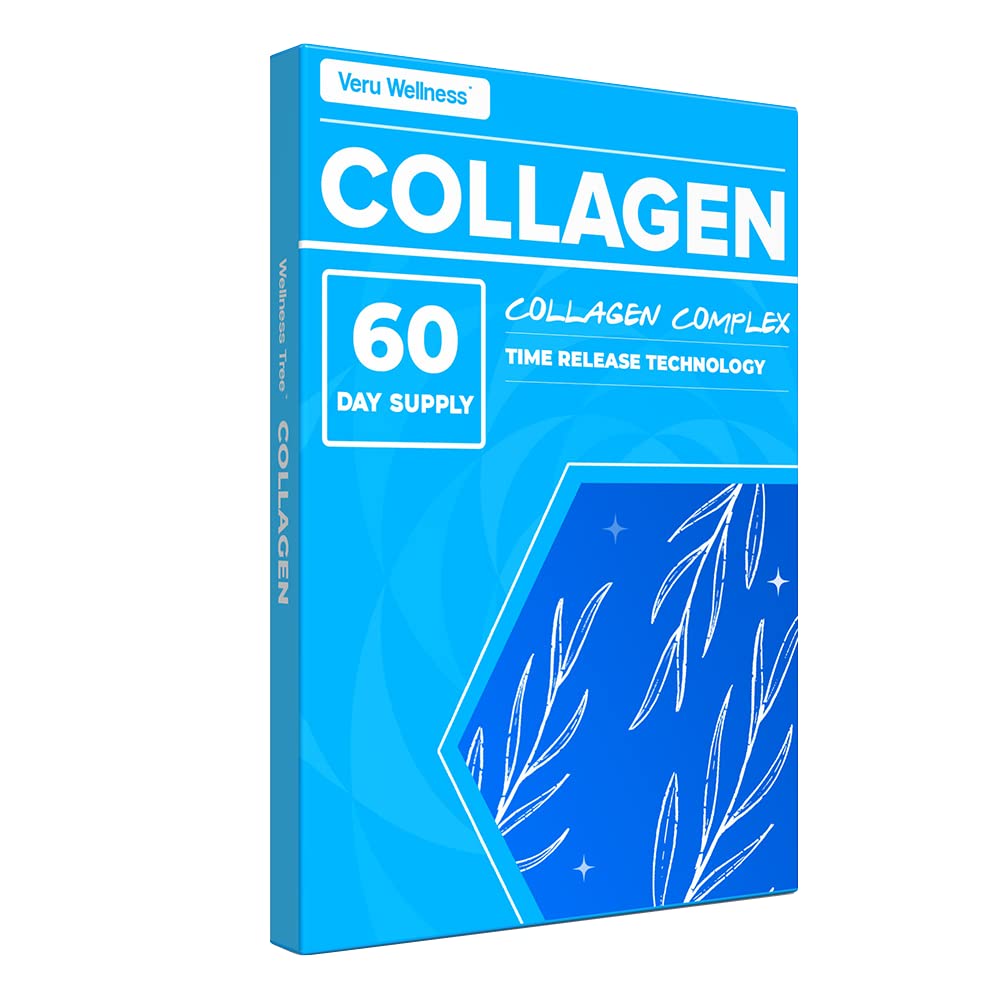 Wellness Tree Veru Collagen Patches Time-Released - 60 Count