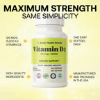 Basic Organics Vitamin D3 5000 IU - 240 Softgels - image 3