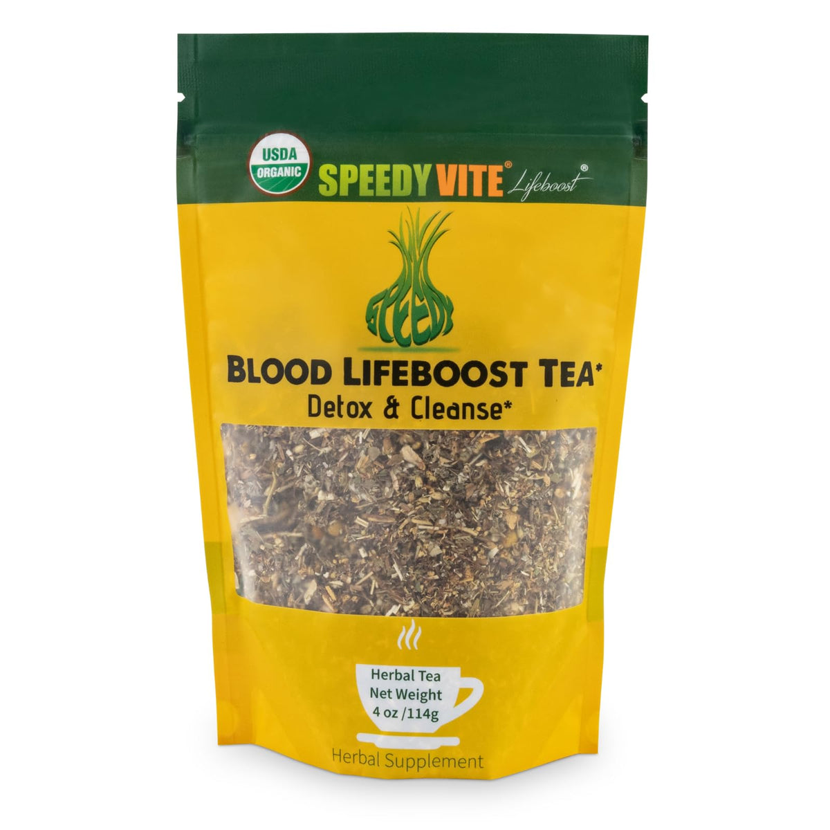 SpeedyVite Blood Lifeboost Tea Herbal Blend - 4 oz