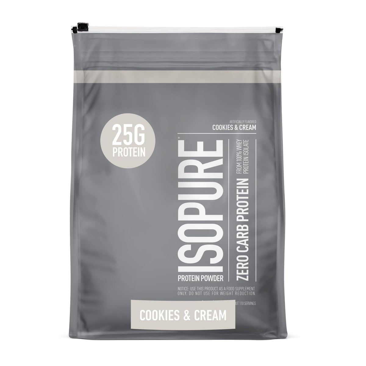 Isopure Zero Carb Whey Protein Isolate Cookies & Cream - 7.5 lbs