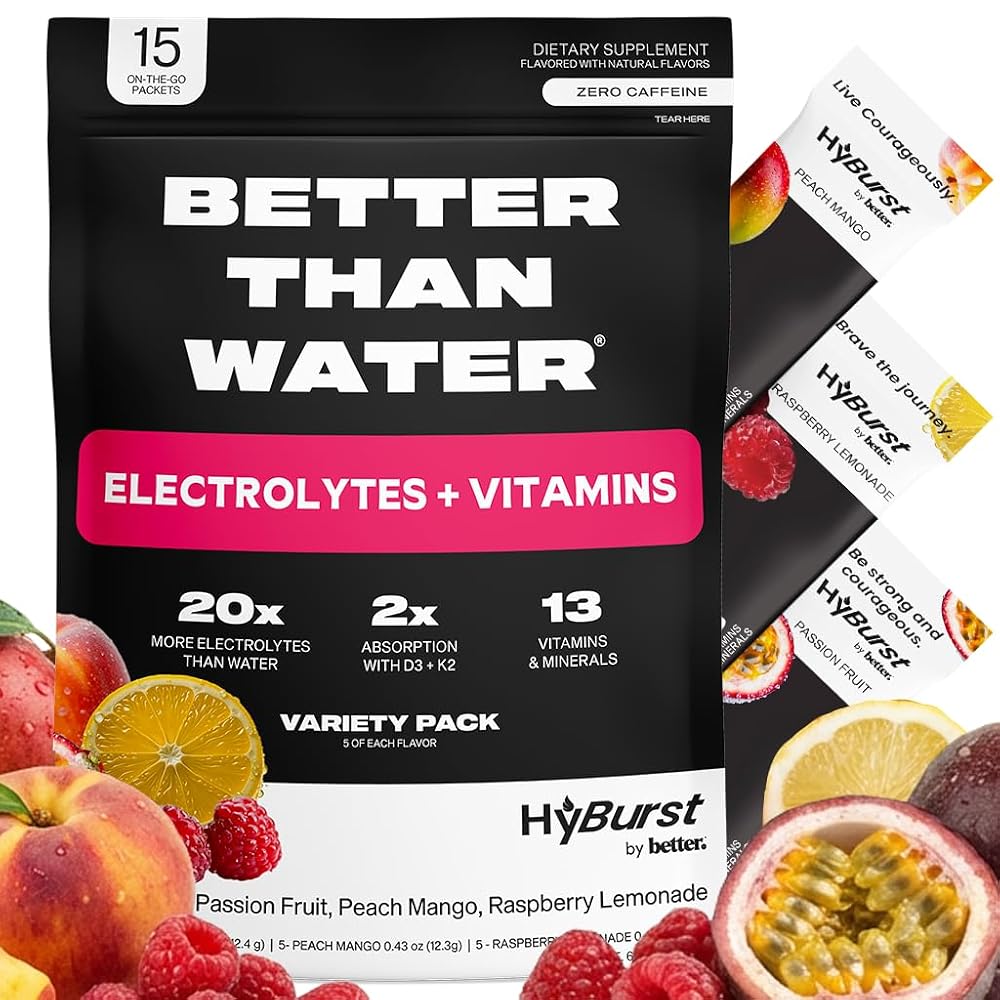 Hyburst Better Than Electrolyte & Vitamin Supplement Powder