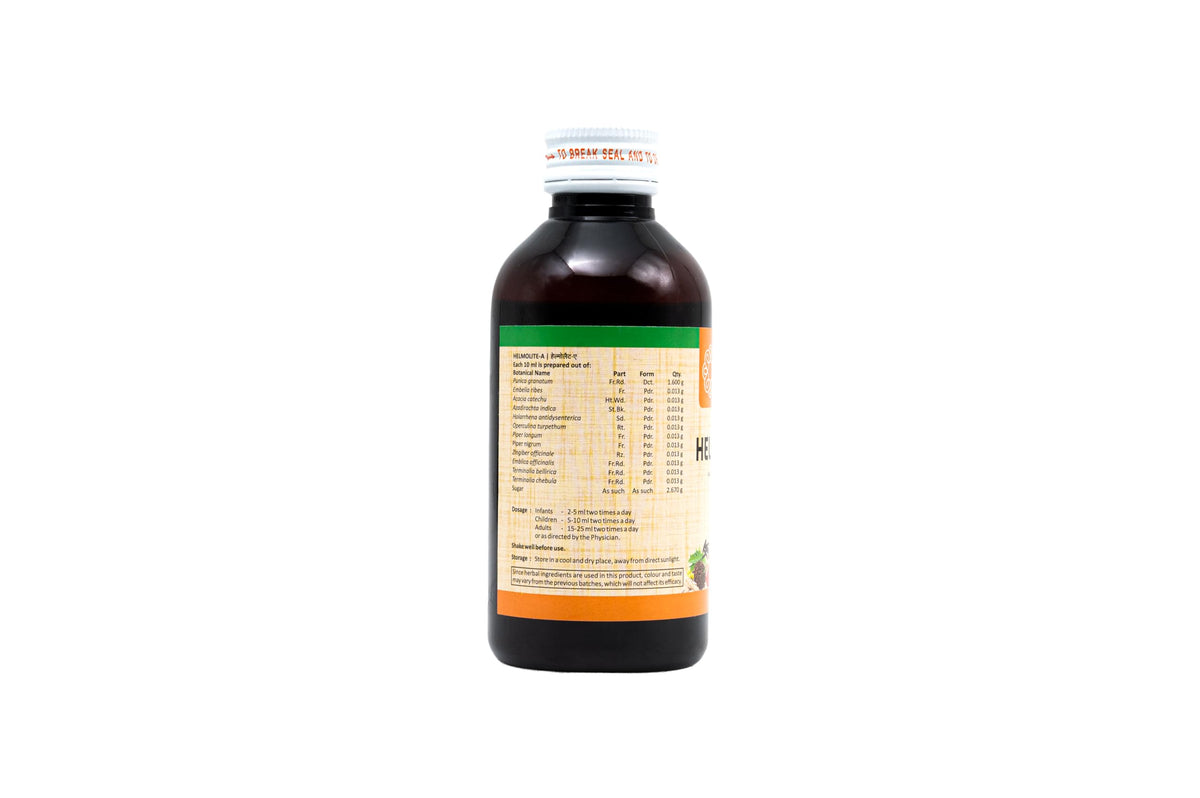 Sitaram Helmolite A Ayurvedic Deworming Syrup - 200ml - image 3