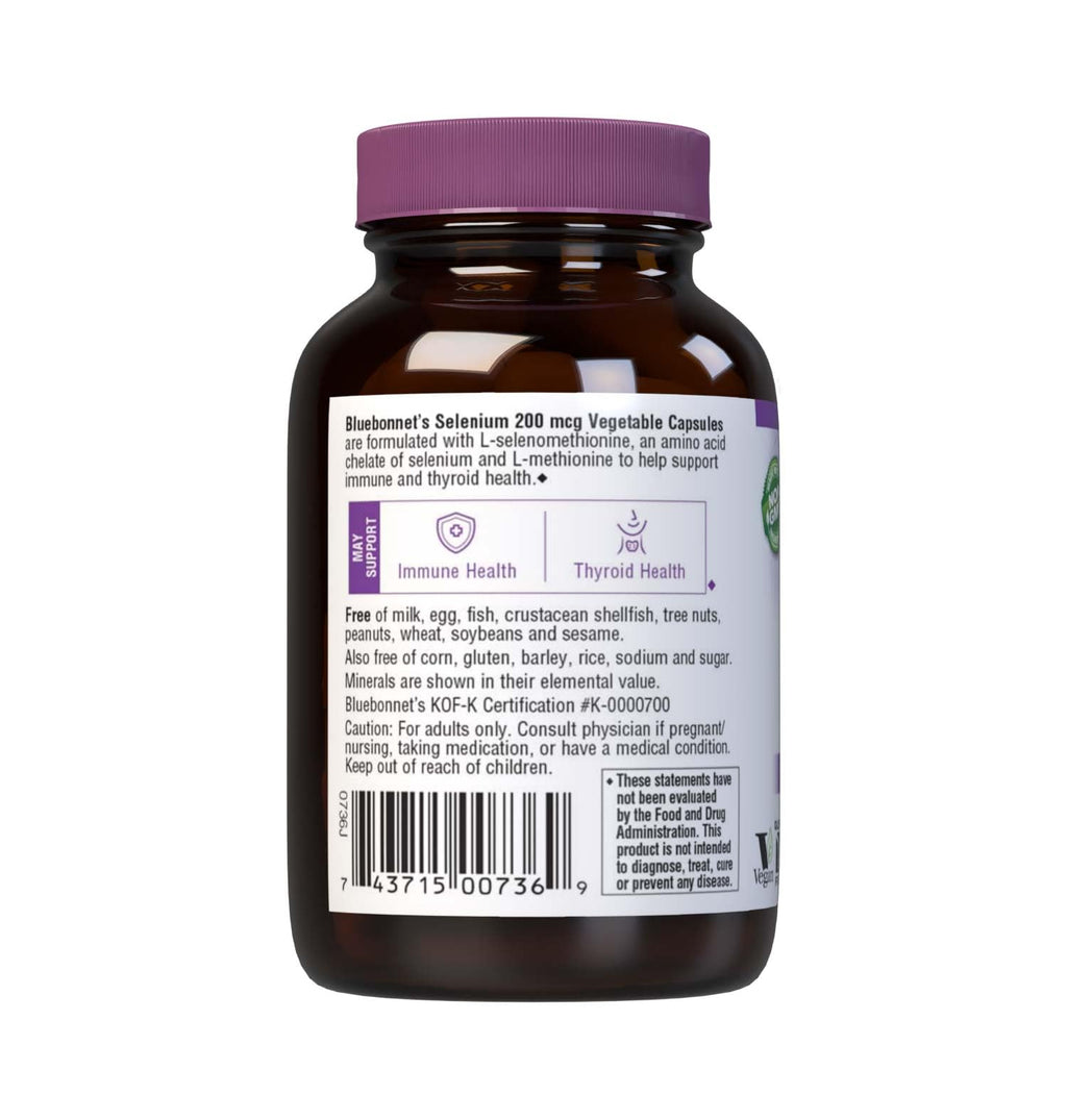 BlueBonnet Selenium 200mcg Antioxidant Support - 90 Vegetarian Capsules - image 3