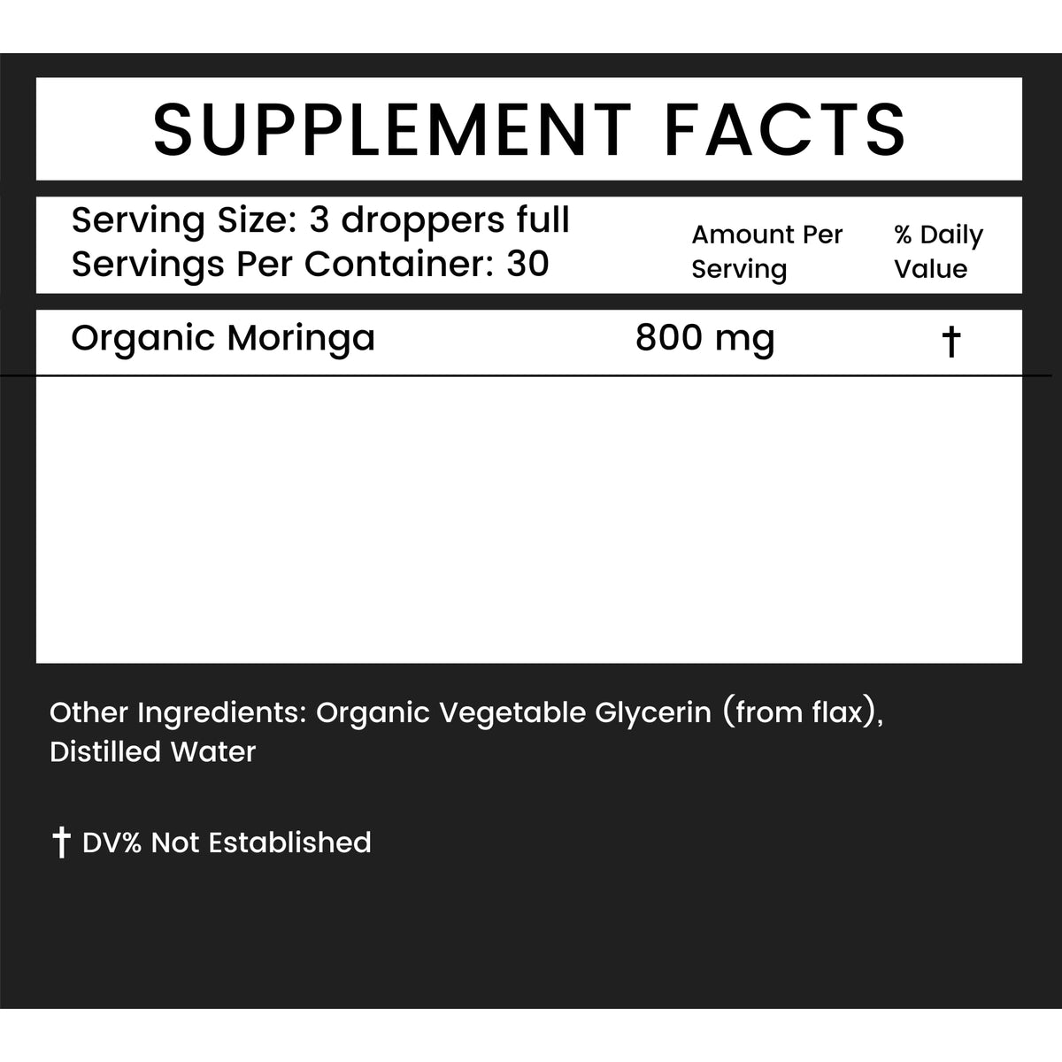 Khroma Herbal Products Organic Moringa Liquid Extract - 2 oz - image 4