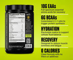 NutraBio Base Aminos EAA + BCAA Powder