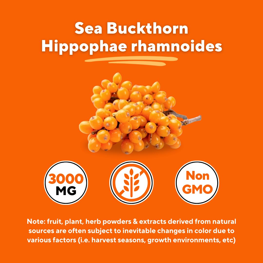 Vitapia Organic Sea Buckthorn Extract Powder - 100g - image 5