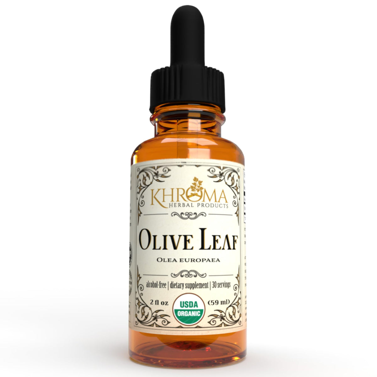 Khroma Herbal Products Organic Olive Leaf Liquid - 2 oz