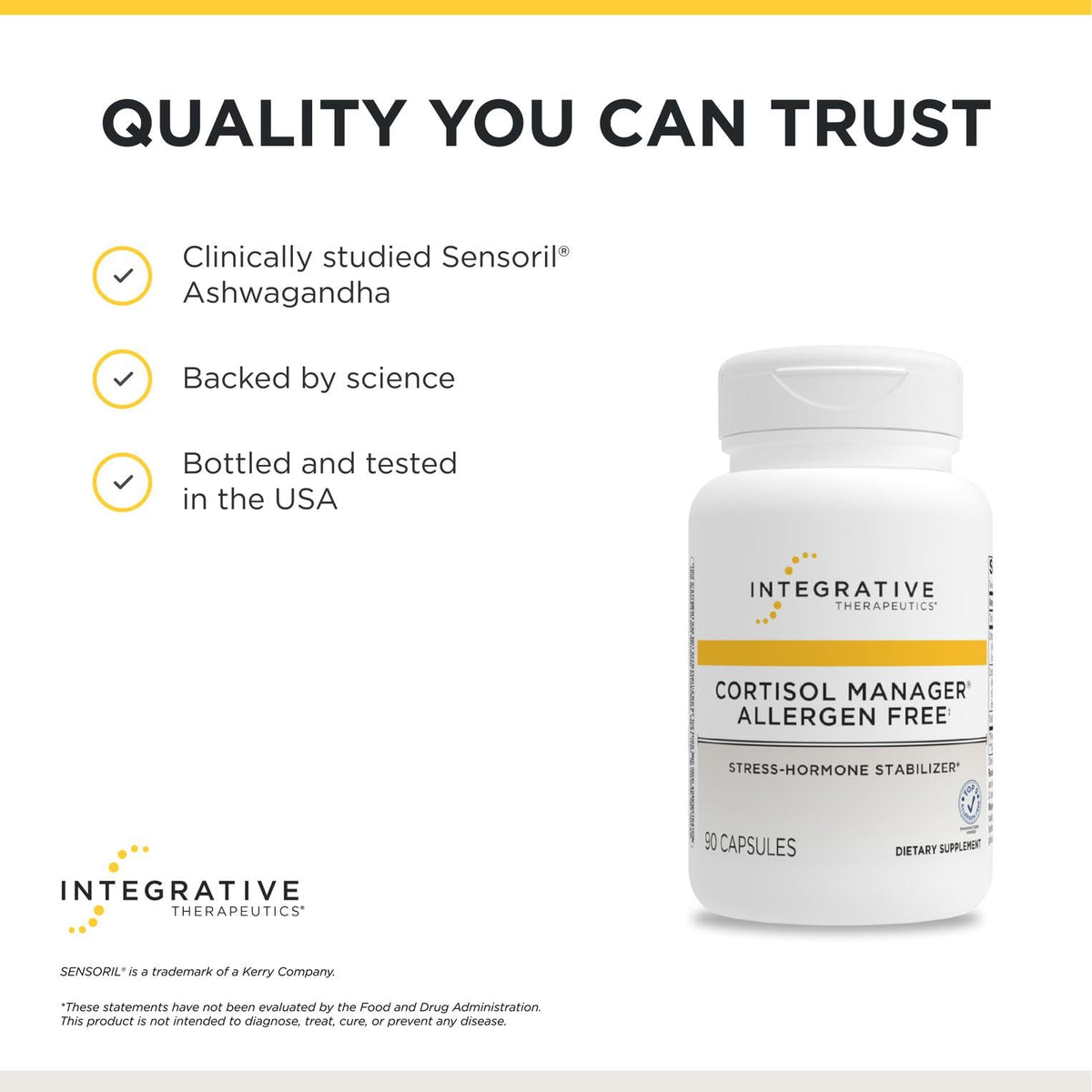 Integrative Therapeutics Cortisol Manager Allergen Free - Adrenal
