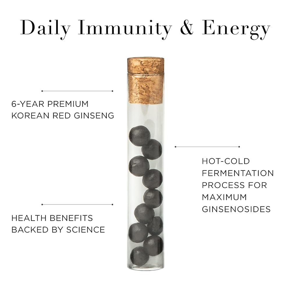 Qi ALCHEMY Red Ginseng Herbal Pearls for Energy & Immunity - 70 Count - image 2