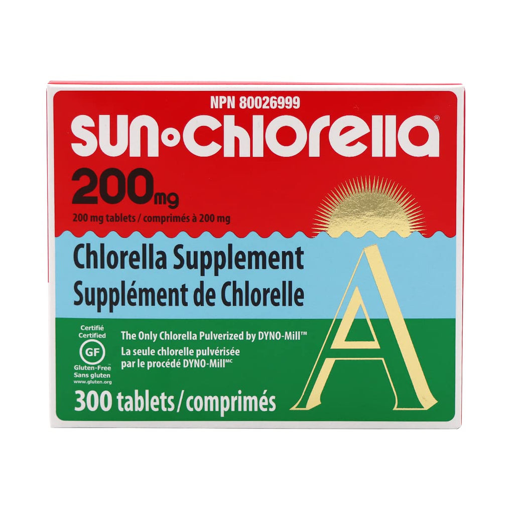 Sun Chlorella Eleuthero Nutritional Tablets 200 mg - 300 Count